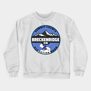 Ski Breckenridge Colorado Skiing Snowboard Crewneck Sweatshirt